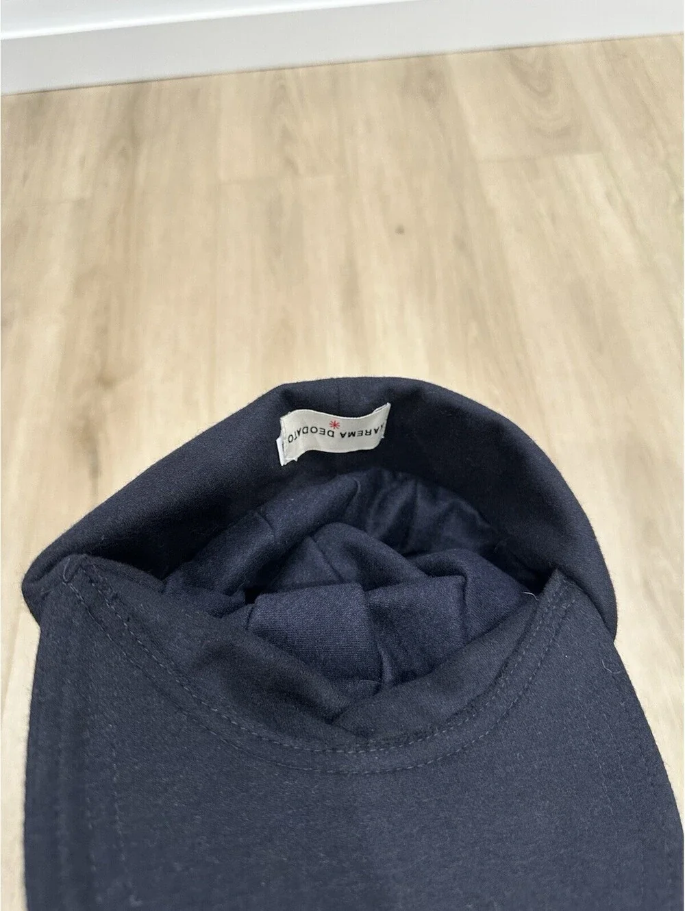 Karema Deodato Black Penn Cap Wool made in USA size Small